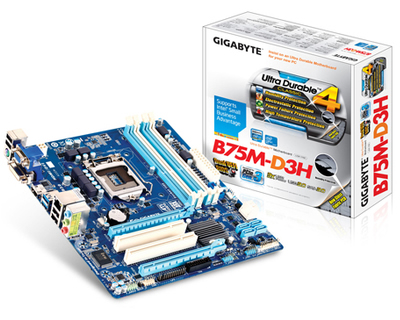 Placa mãe GigaByte p/ Intel GA-B75M-D3H LGA1155 Box